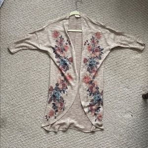 Floral cardigan